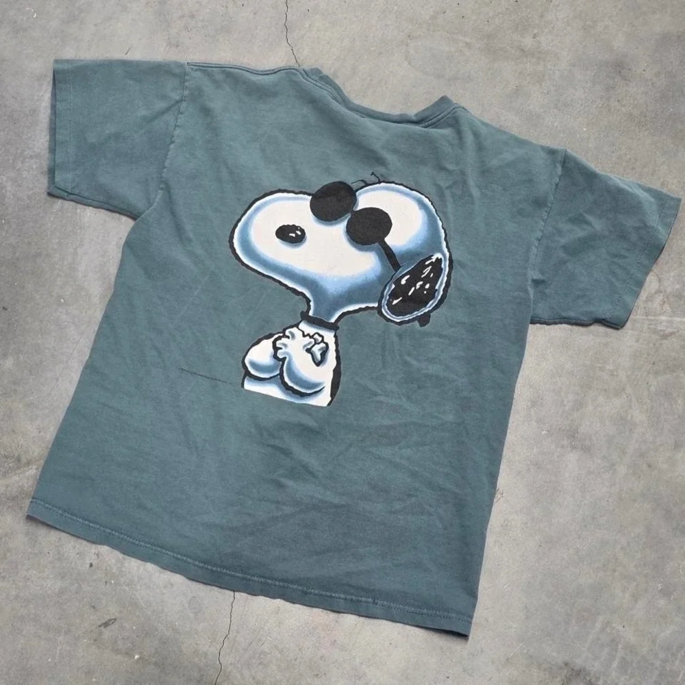 Vintage 90s Joe Cool Snoopwear Snoopy tee Changes shadow tee size medium - Picture 1 of 7